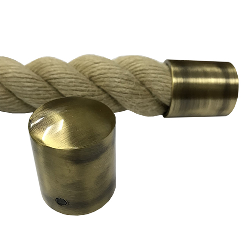 Fencemate Brass Rope Ends 24mm (pk of 2) - Bates Timber Merchants Ltd