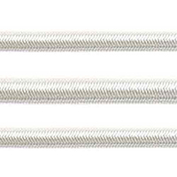12 Strand Dyneema Cord. Silver Grey or White. 1mm 2mm 3mm 4mm
