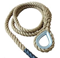 Gym Climbing Rope- Natural rope for indoors