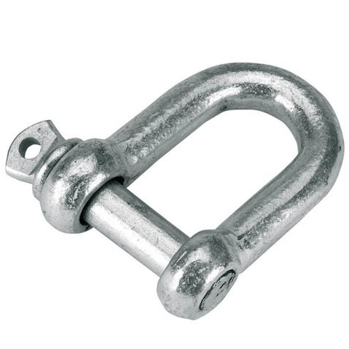 Galvanised D Shackle - Click Image to Close